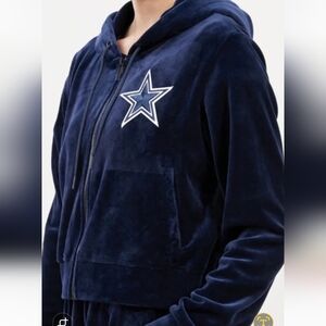 Helix Dallas Cowboy Velvet Womens Pants And Hoodie Set